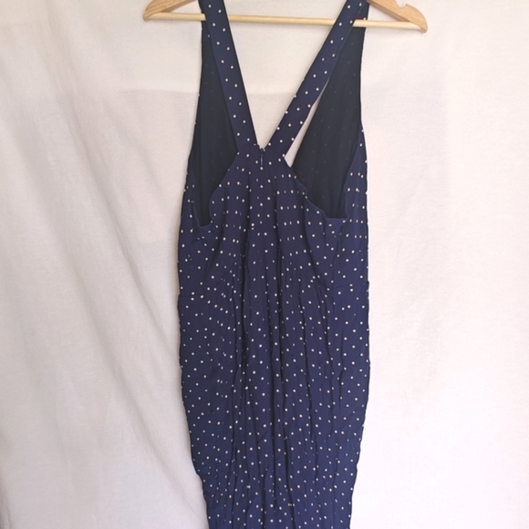 Navy Polka Dot Jumpsuit - Picture 5 of 11